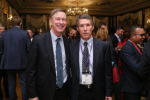 Mike Allen got the opportunity to meet Govenor John Hickenlooper of Colorado while representing SEAKR at the 33rd annual Space Symposium in Colorado Springs. 