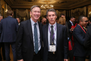 Mike Allen got the opportunity to meet Govenor John Hickenlooper of Colorado while representing SEAKR at the 33rd annual Space Symposium in Colorado Springs.